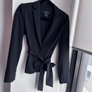 Club Monaco | Black Belted Blazer